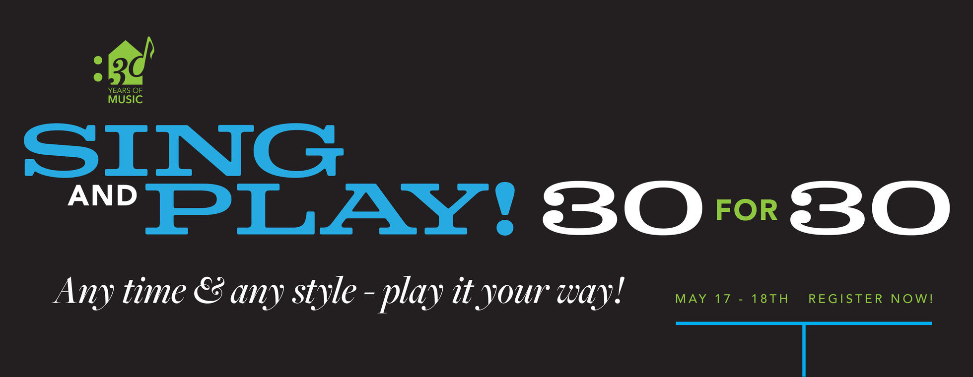 Sing & Play 30 for 30